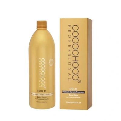 Abbildung von cocochoco Gold Brazilian Blow Dry Haar Glättung Keratin Behandlung 1000ml