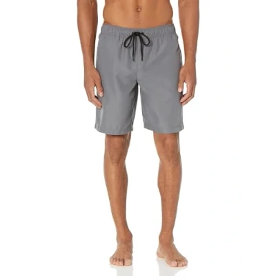 Abbildung von Amazon Essentials Herren Badehose, Schnell Trocknend, 23 cm, Dunkelgrau, XL