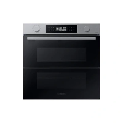 Abbildung von Samsung NV7B4550VAS/U1 Einbau Backofen, 76 l, AI Dual Cook Flex, Pyrolytische Selbstreinigung, SmartThings Cooking, Air Sous Vide, Schwarzes Glas