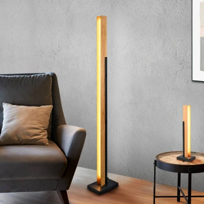 Abbildung von TRIO Leuchten LED Stehlampe »Kerala«, 1 flammig, Leuchtmittel Board fest integriert, Stehleuchte Wohnzimmer Höhe 120cm, Touchdimmer, warmweiß, 1950 Lm