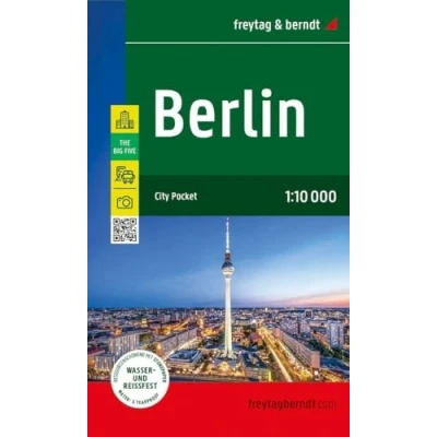 Abbildung von Berlin, Stadtplan 1:10.000, freytag &amp; berndt: City Pocket, Innenstadtplan, wasserfest und reißfest (freytag berndt Stadtpläne)