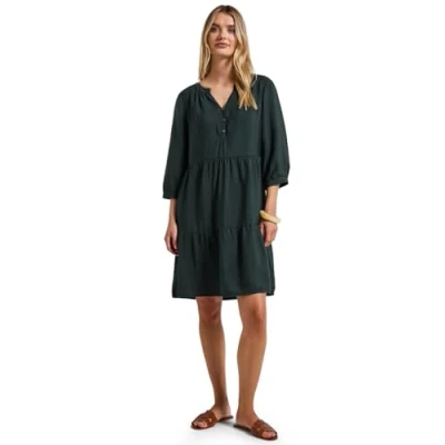 Abbildung von STREET ONE Damen A144559 Tunika Kleid, Pine Grove Green, 38