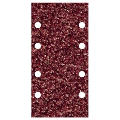 Abbildung von wolfcraft 10 Haft Schleifstreifen für Holz und Metall 93 x 185 mm I 1766000 Körnung 40 Schwingschleifer gelocht Staubabsaugung