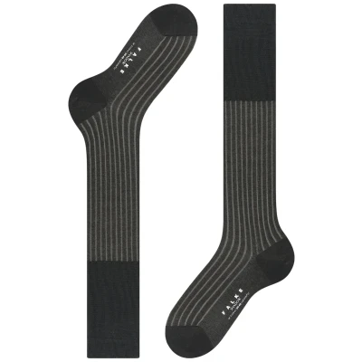 Abbildung von Falke Shadow Business &amp; Casual Kniestrümpfe, Herren, Größe: 45 47, Gray