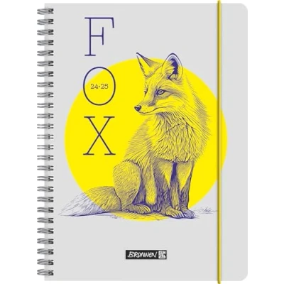 Abbildung von BRUNNEN Schülerkalender (2024/2025) „Fox“, 2 Seiten = 1 Woche, A5, 208