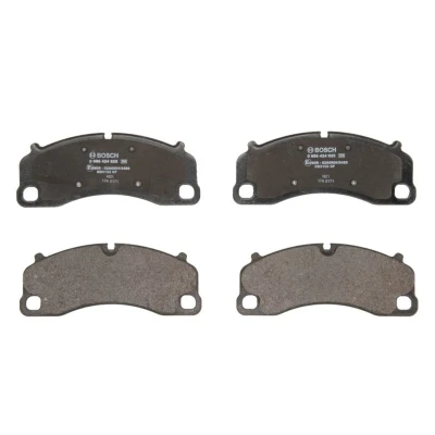 Abbildung von BOSCH 0 986 424 925 Bremsbelagsatz Low Metallic mit Anti Quietsch Blech, Montageanleitung PORSCHE: 911 Coupe, Cayman