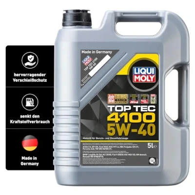 Abbildung von LIQUI MOLY Top Tec 4100 5W 40 5 L Synthesetechnologie Motoröl Art. Nr.: 3701