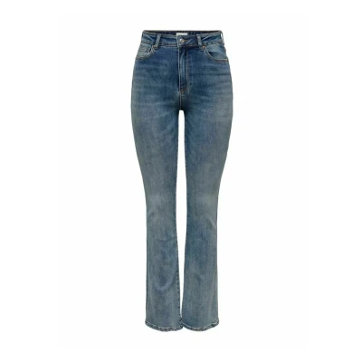 Abbildung von ONLY Onlmila Flared Jeans, Damen, Größe: 25x30, Medium blue denim