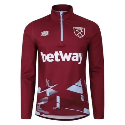 Abbildung von Umbro Herren 98670U Mittelschicht, MFP Brilliant White/New Claret/Cerulean, XL