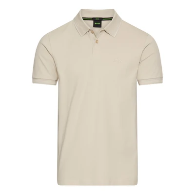 Abbildung von BOSS PAUL Poloshirt, Herren, Größe: Small, Light beige