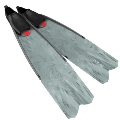 Abbildung von Seac Motus Langen Flossen Fußteil, Ideal für Tauchen und Apnöetauchen, camo grau, 36/38