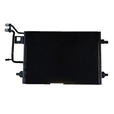Abbildung von NRF EASY FIT 35199 Klimakondensator mit Dichtring 14,6 11,7 Aluminium 570 AUDI: A4 B5 Avant, Saloon, VOLKSWAGEN: Passat GP Estate