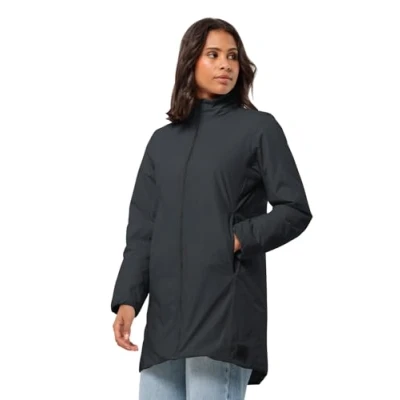 Abbildung von Jack Wolfskin Textor Regenjacke / wasserabweisende Jacke, Damen, Größe: XXL, Phantom