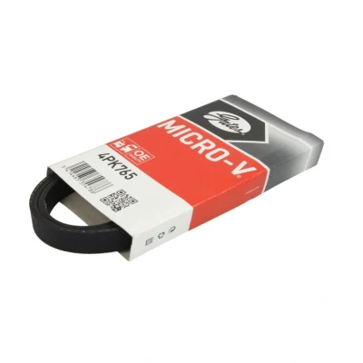 Abbildung von GATES Micro V 4PK765 Keilrippenriemen 765 4 Polyester, EPDM (Ethylen Propylen Dien Kautschuk) SUZUKI: SWIFT 3, 2, 4, HYUNDAI: Getz