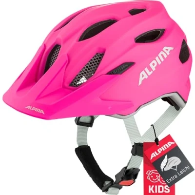 Abbildung von ALPINA Unisex Jugend Carapax JR. Fahrradhelm, Shocking pink matt, 51 56