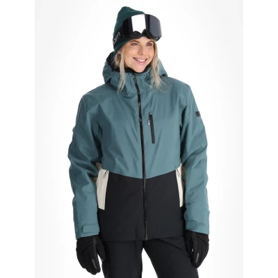 Abbildung von Roxy Peakside Snowboardjacke, Damen, Größe: Medium, Sea pine