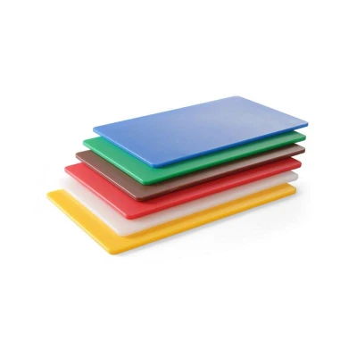Abbildung von HENDI Schneidbrett 1/2 26,5 x 32,5 cm rot HDPE Kunststoff Stärke: 9,0 mm