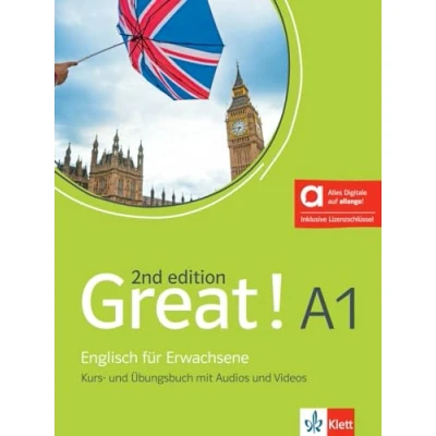 Abbildung von Great! A1, 2nd edition Hybride Ausgabe allango: Englisch für Erwachsene. Kurs und Übungsbuch mit Audios Videos inklusive Lizenzschlüssel ... (Great! edition: Erwachsene)