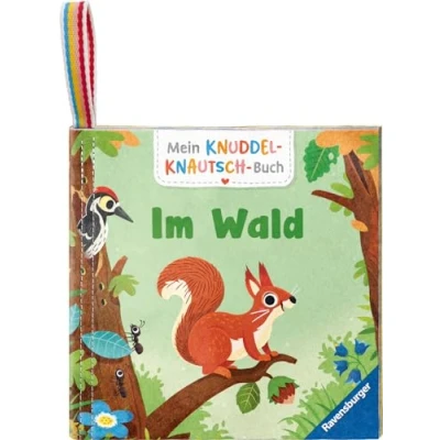 Abbildung von Mein Knuddel Knautsch Buch: Im Wald; weiches Stoffbuch, waschbares Badebuch, Babyspielzeug ab 6 Monate