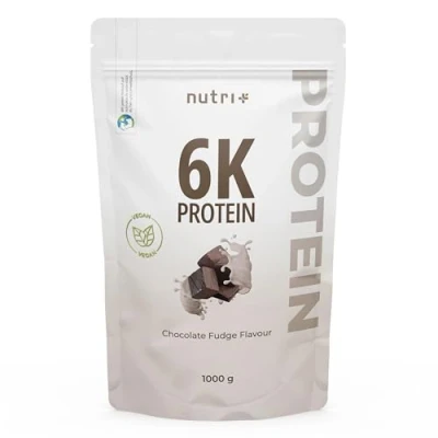 Abbildung von Nutri + Proteinpulver Chocolate Fudge 1 kg 6k Eiweiß Shake Eiweißpulver Schokolade Mehrkomponenten Protein Pulver Schoko ohne Zucker Zusatz