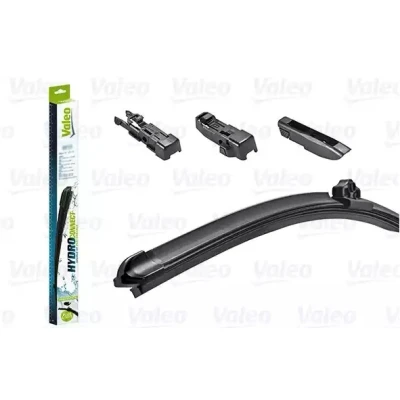 Abbildung von Scheibenwischer Valeo Hydroconnect 578502 400mm vorne Rahmenlos Hakenbefestigung, Top Lock, Stiftbefestigung SEAT: Ibiza 4, Alhambra II