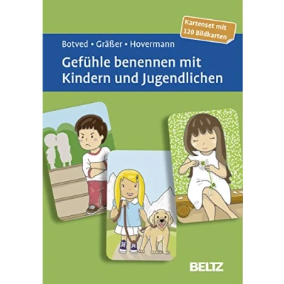 Abbildung von Gefühle benennen Mit Kindern und Jugendlichen: Kartenset 120 Bildkarten. 12 seitigem Booklet (Beltz Therapiekarten)