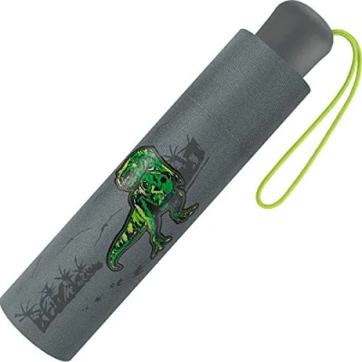 Abbildung von Scout Kinder Taschenschirm mit reflektierenden Streifen T Rex Dinosaurie