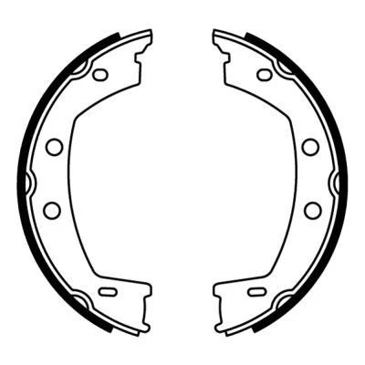 Abbildung von KRAFT 6028191 Handbremsbeläge Hinterachse LAND ROVER: Freelander 2 Off Road