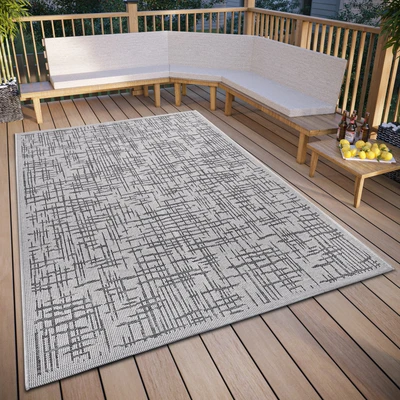 Abbildung von HANSE Home Teppich »Telu«, rechteckig, 6 mm Höhe, strapazierfähig, pflegeleicht, robust, In und Outdoor, wetterfest