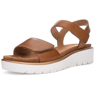 Abbildung von ara Damen Bilbao Sandale, Cognac, 42 EU