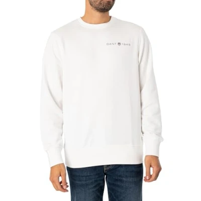 Abbildung von GANT Graphic NECK Sweatshirt, Herren, Größe: XL, Eggshell