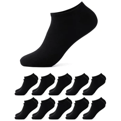 Abbildung von Occulto Herren Bambus Socken 10er Pack (Modell: Paule) Schwarz 39 42