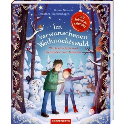 Abbildung von Im verwunschenen Weihnachtswald: 24 Geschichten und Suchbilder zum Mitraten. Mit Adventskalender. Adventsgeschichten