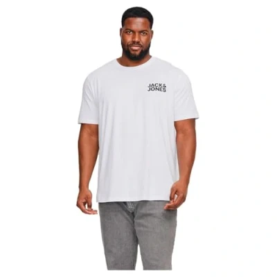 Abbildung von Jack &amp; Jones Oneck Tshirt basic, Herren, Größe: 3XL, White
