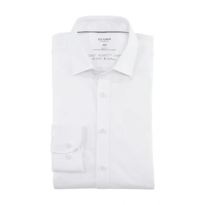 Abbildung von OLYMP Herren Businesshemd Langarm Level.Five.Body.fit,Single Jersey,Body fit,New York Kent,Weiss 00,39