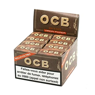 Abbildung von Papierrolle OCB Slim Virgin rollt und Spitzen x 16