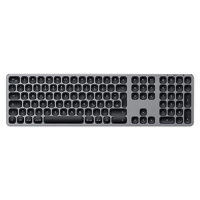 Abbildung von Satechi Aluminium kabellose Tastatur QWERTZ Space Gray (wireless) ST AMBKM DE