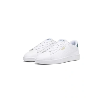 Abbildung von Puma Smash 3.0 Unisex Sneaker low, Größe: 48, White/malachite/gold Leder und lederimitat
