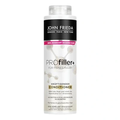 Abbildung von John Frieda Profiller+ Conditioner Inhalt: 500 ml Haartyp: fein, geschwächt Nährt das Haar Silikonfrei Vorteilsgröße/Kabinettgröße