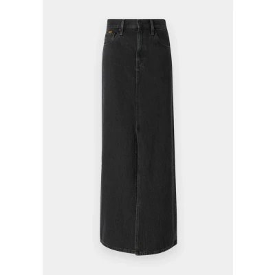 Abbildung von G STAR Viktoria Maxirock, Damen, Größe: 27, Worn in black obsidian