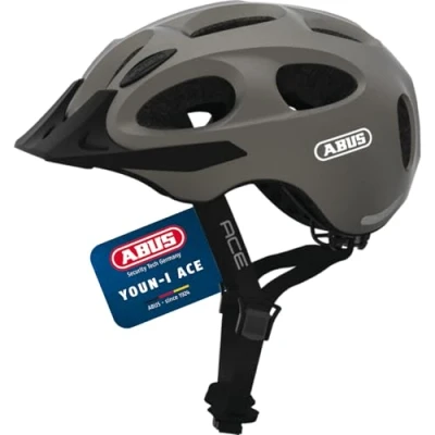 Abbildung von ABUS Unisex Fahrradhelm, Silber (Metallic Silver), L (56 61 cm​)