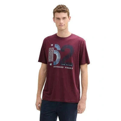 Abbildung von TOM Tailor Tshirt print, Herren, Größe: XXL, Gipsy purple