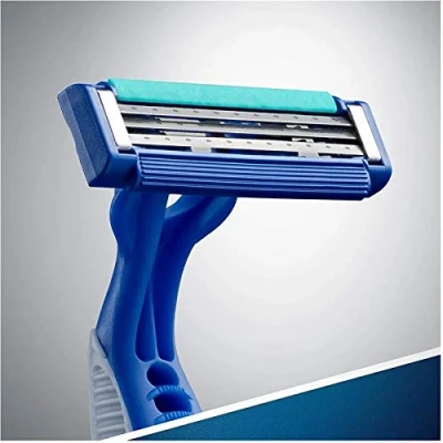 Abbildung von Gillette Blue 3 Simple Einwegrasierer Männer mit verbesserten Gleitstreifen Rasierer, 8 stück