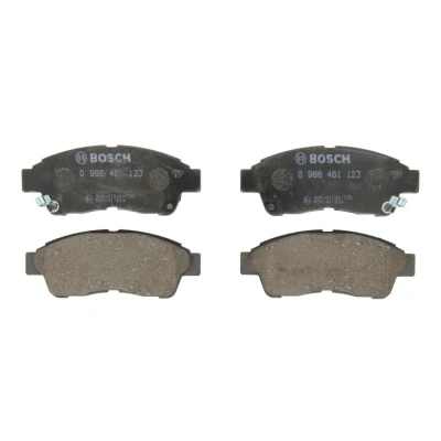 Abbildung von BOSCH 0 986 461 123 Bremsbelagsatz Low Metallic mit akustischer Verschleißwarnung Montageanleitung TOYOTA: RAV4 I Off Road, Picnic