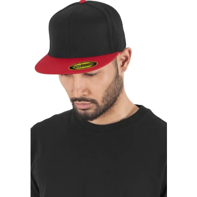 Abbildung von Flexfit Cap, Größe: L/XL, Blk/red