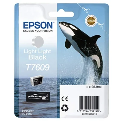 Abbildung von Epson T76094010 Tintenpatrone 26 ml, hell schwarz