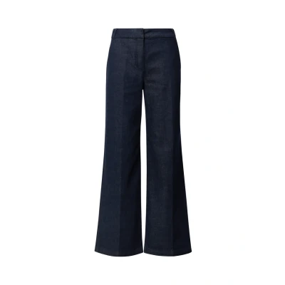 Abbildung von comma Flared Jeans, Damen, Größe: 34, Navy