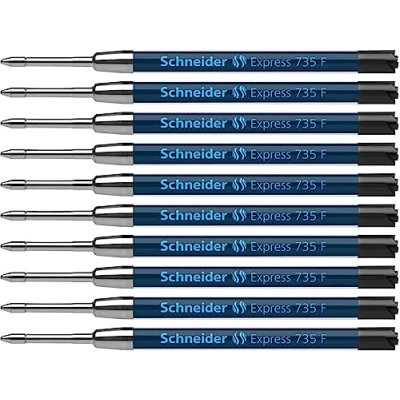 Abbildung von Schneider Express 735 F Internationale Großraummine (ISO 12757 2 G2, dokumentenecht) 10er Packung schwarz