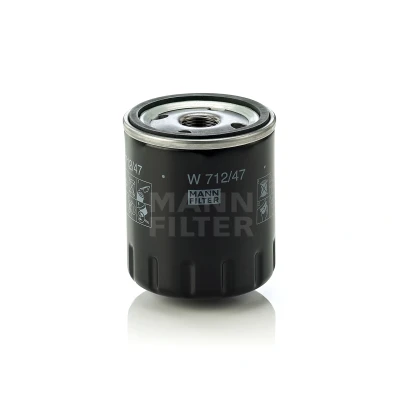 Abbildung von MANN FILTER W 712/47 Ölfilter M 20 X 1.5 mit einem Rücklaufsperrventil Anschraubfilter PEUGEOT: 206 Hatchback, 407 SW, 307 CITROËN: C8
