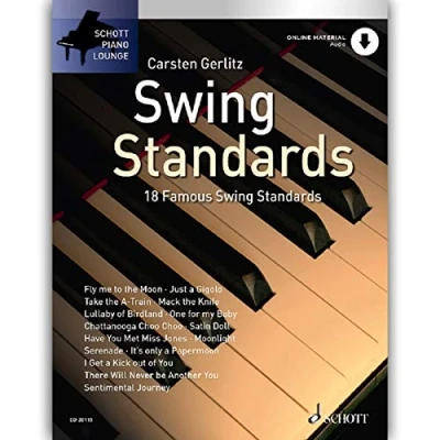 Abbildung von Swing Standards: 18 bekannte Melodien. Klavier. Ausgabe mit Online Audiodatei.: famous Standards für Klavier (Schott Piano Lounge)